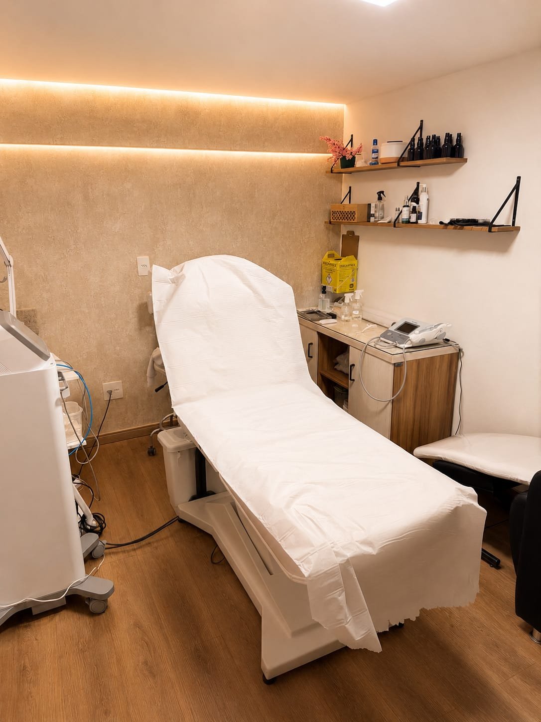 Sala de terapia capilar da HASTEDERME